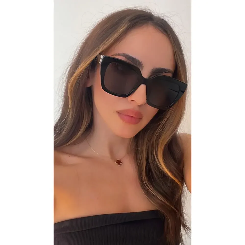 NEW Saint Laurent SL M143 Sunglasses in Black